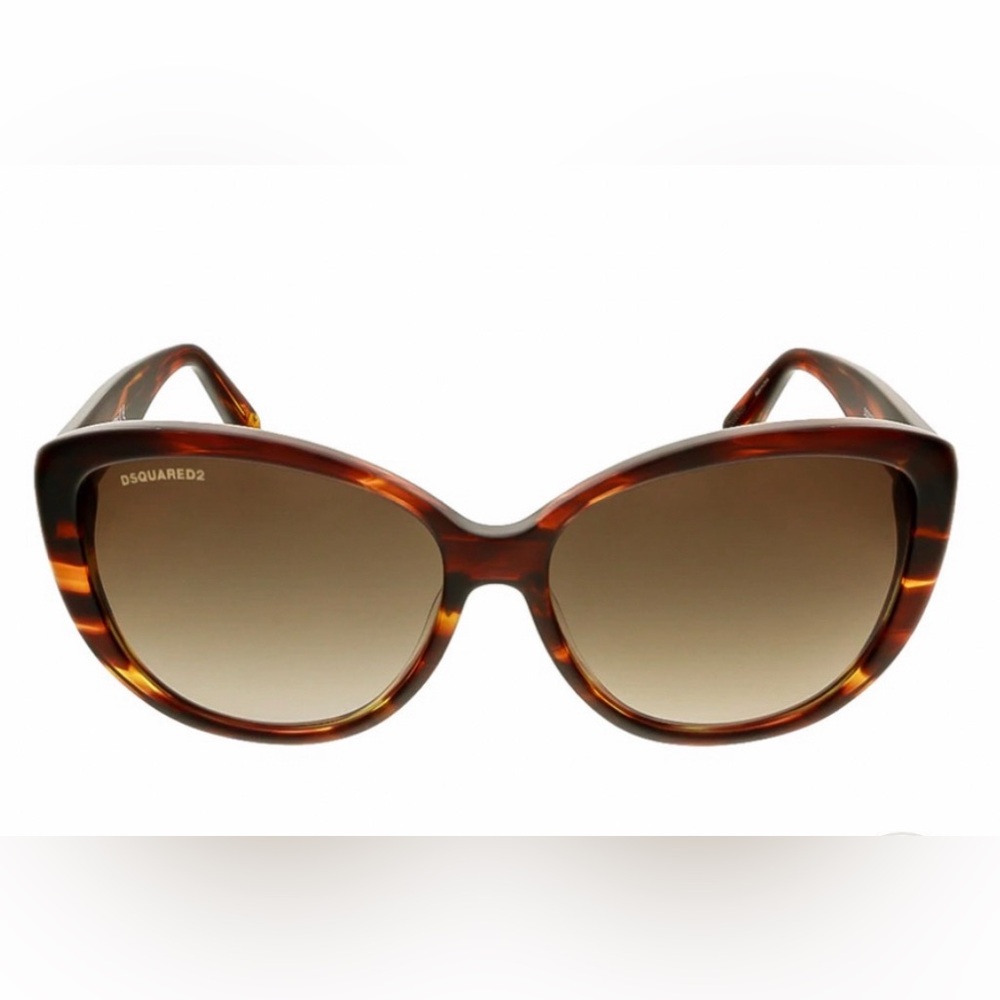 DSQUARED2 Havana Cat Eye Tortoise Shell Sunglasses NWT